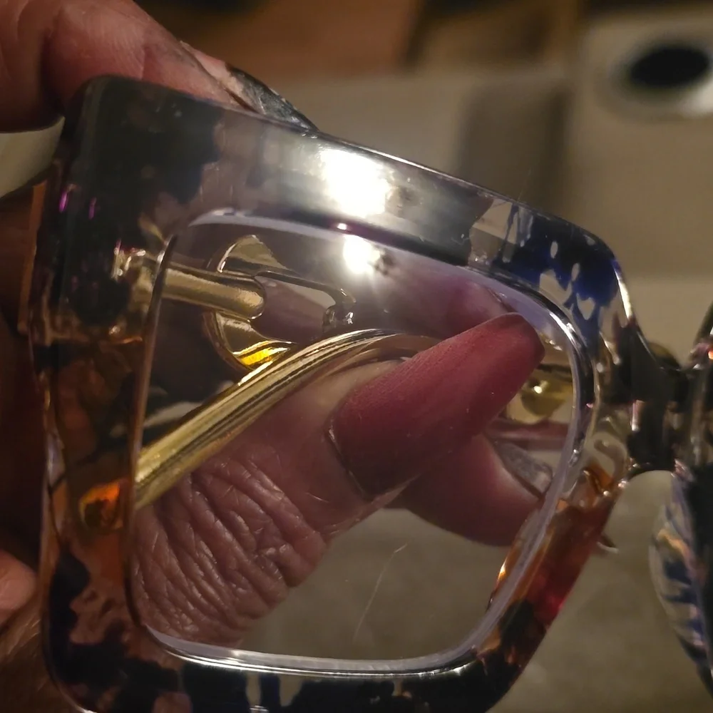 Colorful Square Reading Glasses*readers*+3.50 - Picture 4 of 5